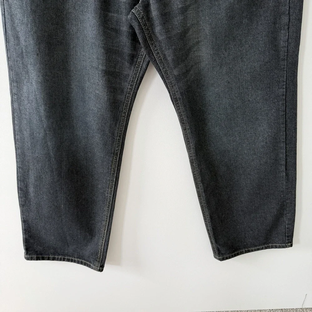 Enyce Jeans Mens 44x30 Vintage Y2K Skater Baggy Wide Embroidered Hip Hop